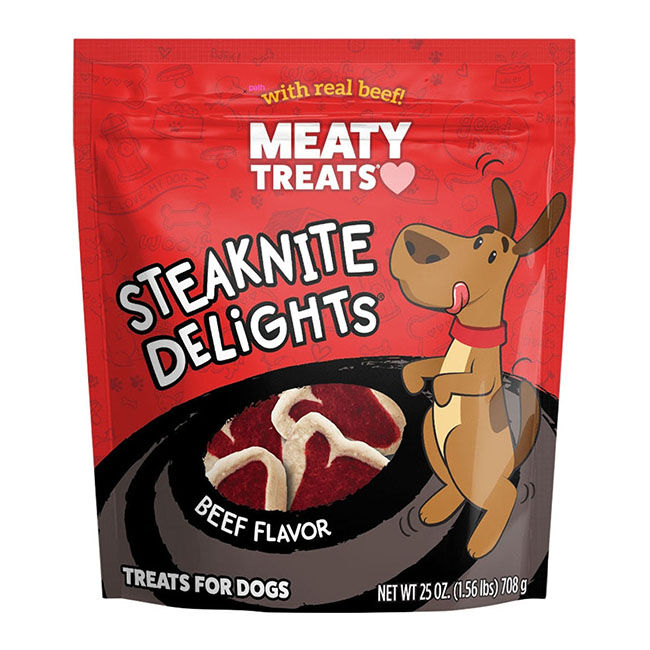 Meaty Treats Steaknite Delights - Beef Flavor - 25 oz image number null