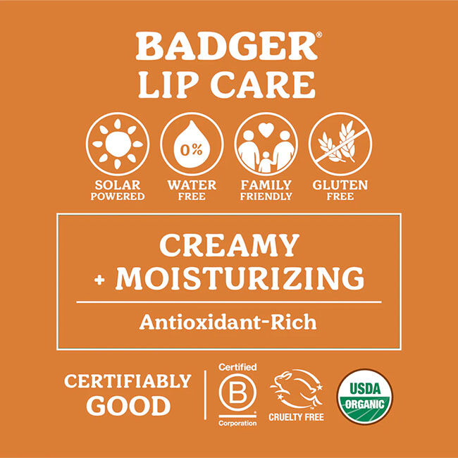 Badger Lip Butter Tin - Sweet Orange - 0.7 oz image number null