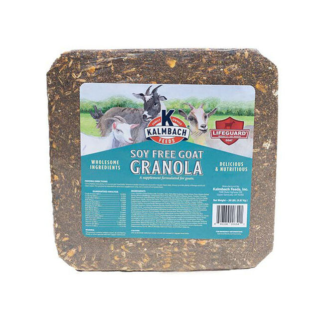 Kalmbach Feeds Soy-Free Goat Granola Block - 20 lb image number null