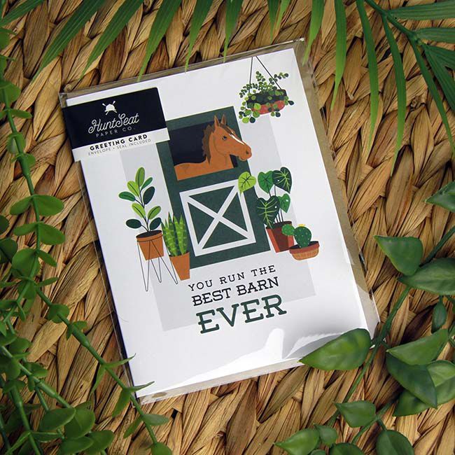 Hunt Seat Paper Co. Card - Best Barn Ever image number null