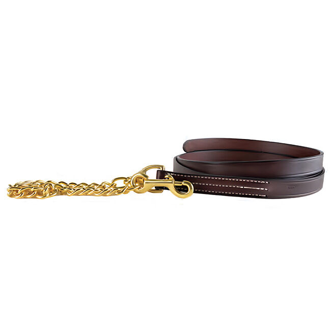 Tory Leather Traditional Stitch Lead with 24" Chain image number null