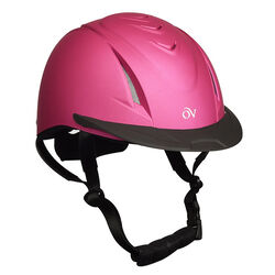 Ovation Kids' Metallic Schooler Helmet - Fuchsia