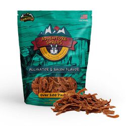 Wild Meadow Farms Adventure Shreds - Alligator & Bacon Flavor - 2.5 oz