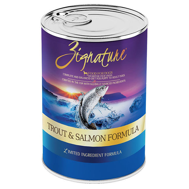 Zignature Wet Dog Food Trout & Salmon Formula 13 oz The Cheshire