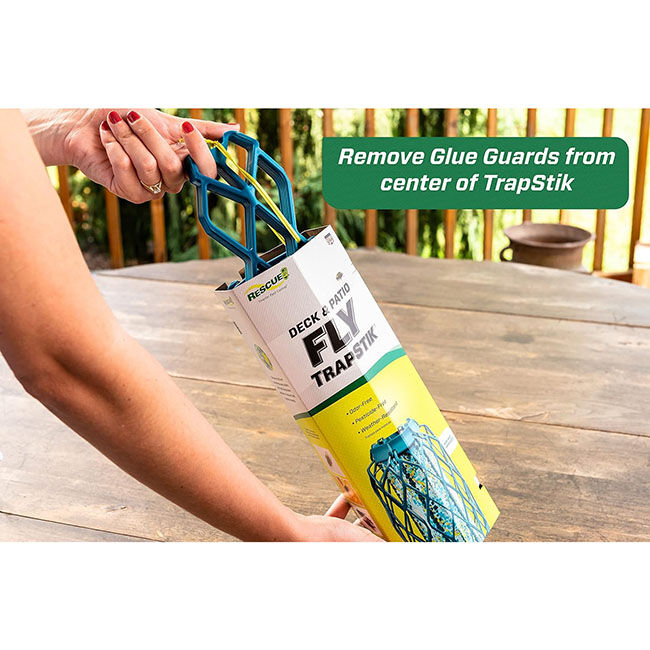 RESCUE! Deck & Patio Fly TrapStik image number null
