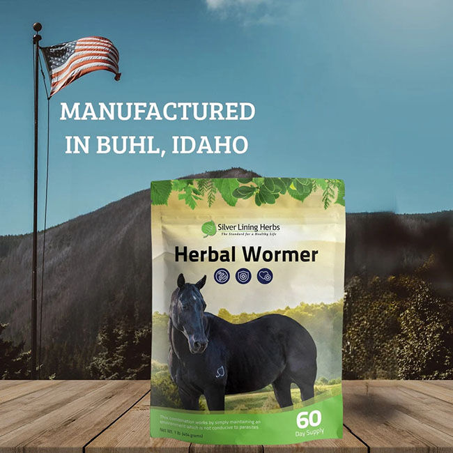 Silver Lining Herbs Herbal Wormer for Horses - 1 lb image number null