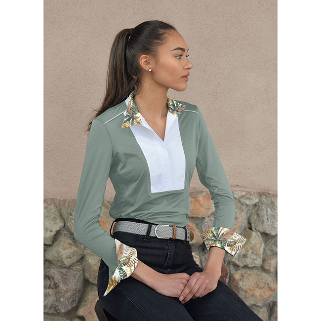 Chestnut Bay Women's SkyCool Liberty Show Shirt - Sage image number null