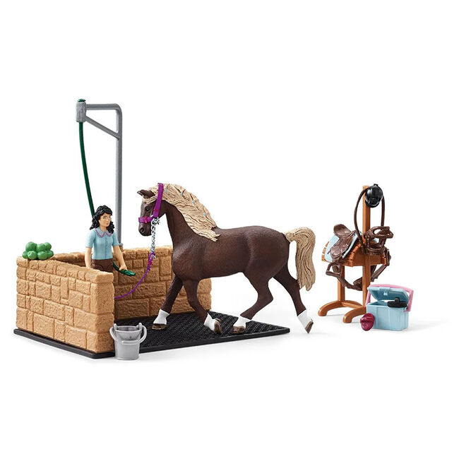 Schleich Washing Area with Horse Club Emily & Luna image number null