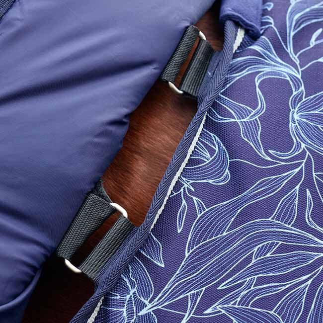 WeatherBeeta ComFiTec Essential Turnout Neck Cover (220g) - Limited Edition Floral Print image number null