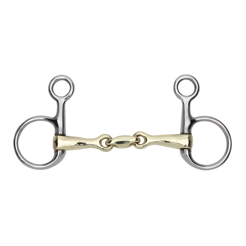 AMIDALE WATERFORD HANGING CHEEK LOZENGE BAUCHER HORSE BITS STEEL COPPER BNWT 