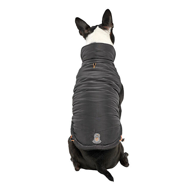 Goo-eez Mock Neck Signature Wrap Jacket for Dogs - Black image number null