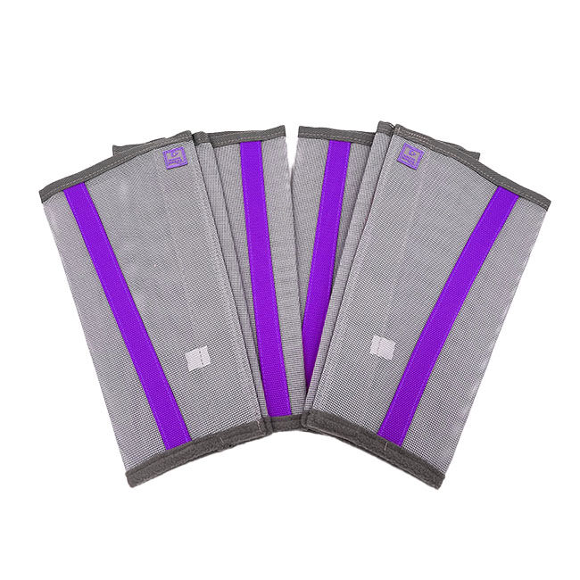 Majyk Equipe Fly-Bye Boots - 4-Pack - Silver/Purple image number null