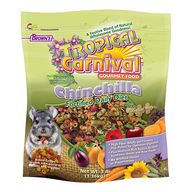 Brown's Tropical Carnival® Natural Chinchilla Fortified Daily Diet  image number null