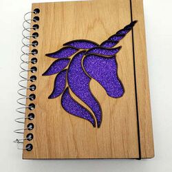 Genesis 3D Pocket Journal - Purple Unicorn