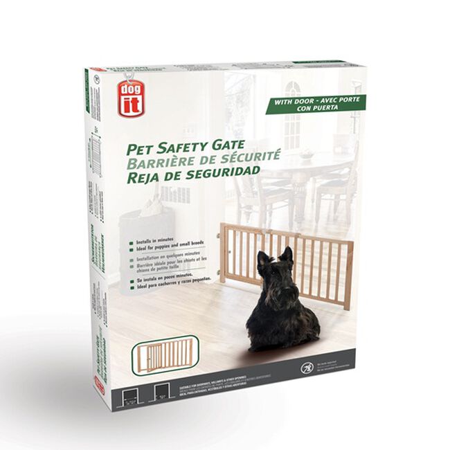 Hagen Dogit Pet Safety Gate with a Pet Door  image number null