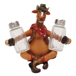 River's Edge Products Salt & Pepper Shakers - Horse