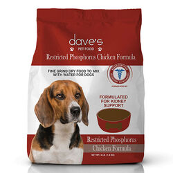 Dave's Pet Food Restricted Phosphorus & Protein Dog Food - Chicken Crumbles - 4 lb