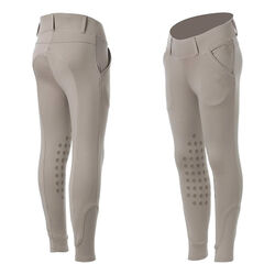 Equinavia Kids' Lena Knee Patch Pull-On Breeches - Tan