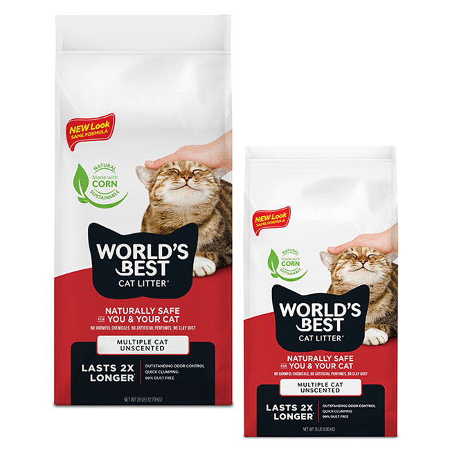 World's Best Multiple Cat Clumping Litter image number null