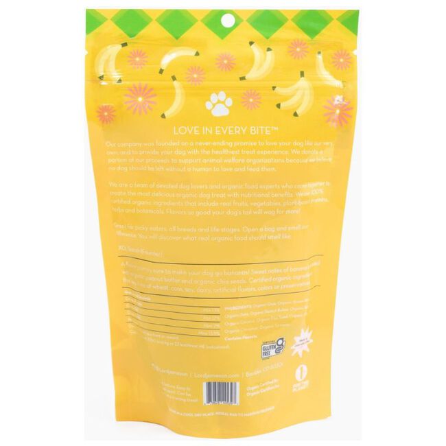 Lord Jameson Soft & Chewy Dog Treats - Banana Pops - 6 oz image number null