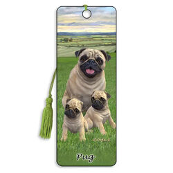 Artgame 3D Bookmark - Pug
