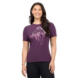 Kerrits Women's Equine Embrace Tee - Velvet Plum