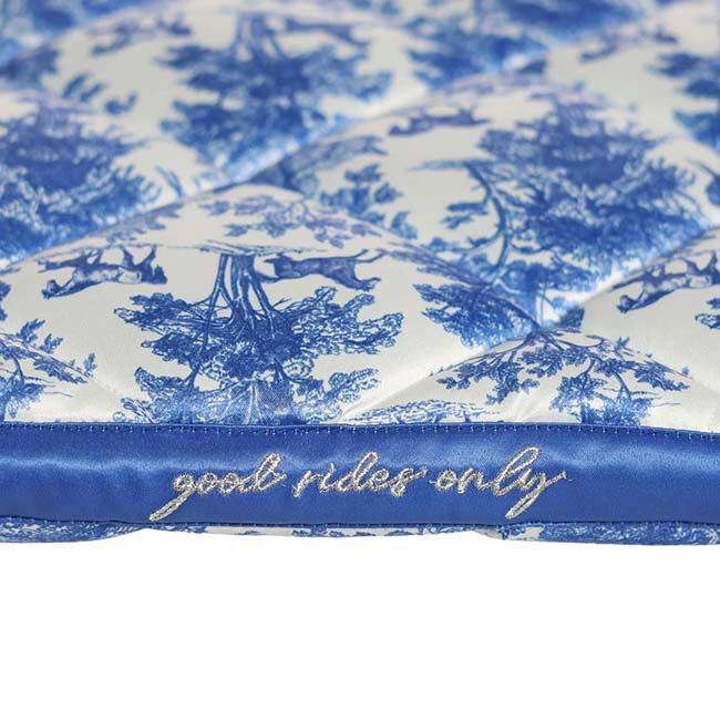 Dapplebay Dressage Saddle Pad - Blue Toile image number null