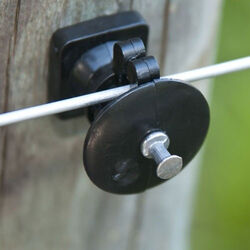 Fi-Shock Economy Wood Post Insulator - Black