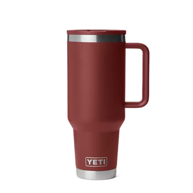 YETI Rambler 40 oz Travel Straw Mug with Color-Matched Straw Lid - Stag Red image number null