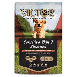 Victor Sensitive Skin & Stomach Grain-Free Dog Food - Salmon Meal & Brown Rice Recipe