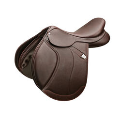 Bates Caprilli Close Contact + Luxe Leather Saddle with Forward Flap