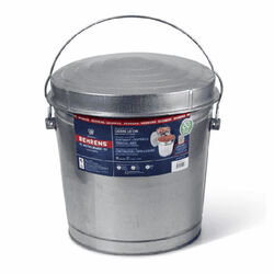 Behrens Galvanized Steel Can with Locking Lid - 10-Gallon Capacity