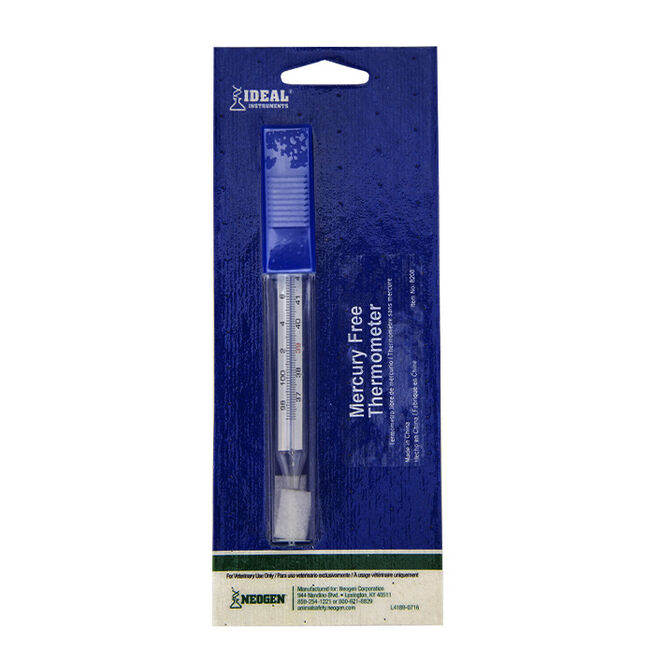 Ideal Instruments Mercury-Free Veterinary Thermometer with Case image number null