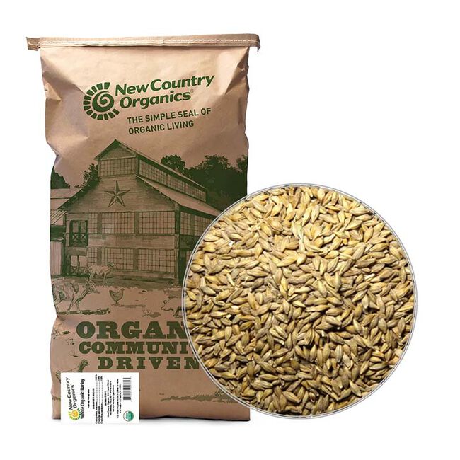 New Country Organics Whole Barley - 40lb image number null