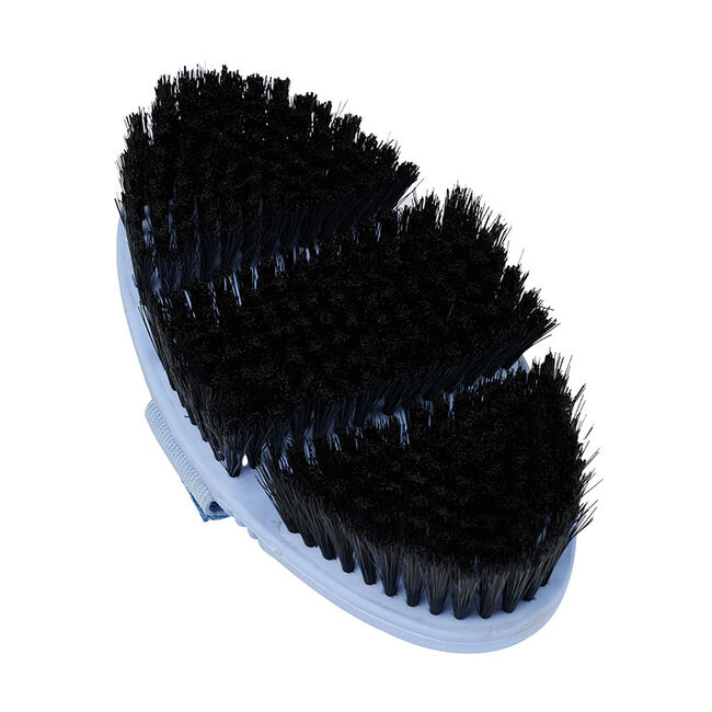 Brosse LeMieux Flexi Corps Gommage Cheval - Poils Souples Demi Et Demi