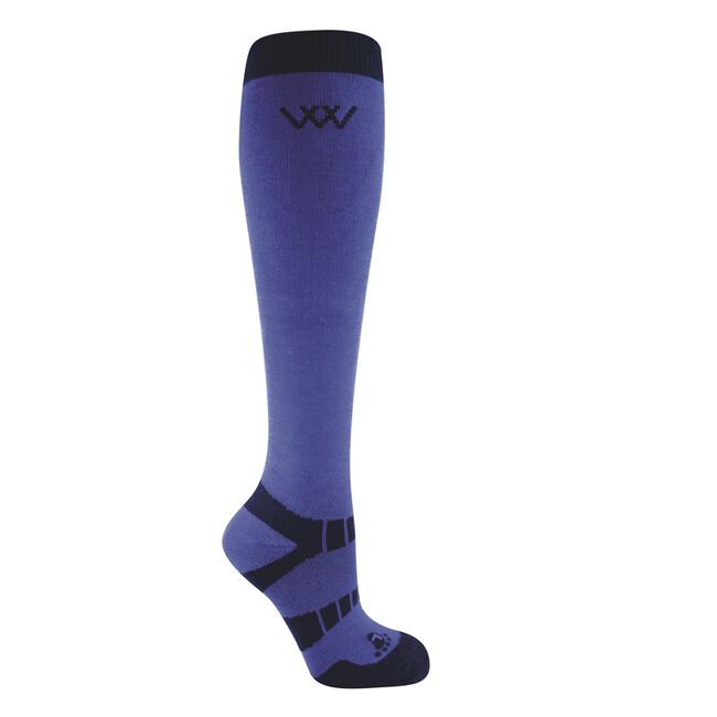 Woof Wear Long Bamboo Riding Socks - Electric Blue image number null