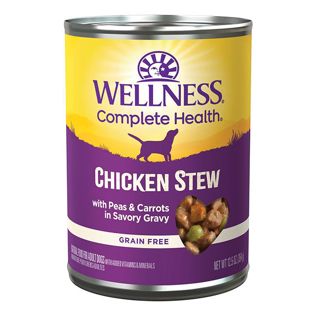 Wellness Complete Health Stew Dog Food - Chicken with Peas & Carrots in Savory Gravy - 12.5 oz image number null