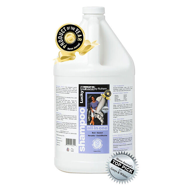 Lucky Braids All-in-One Shampoo & Conditioner for Horses & Dogs image number null