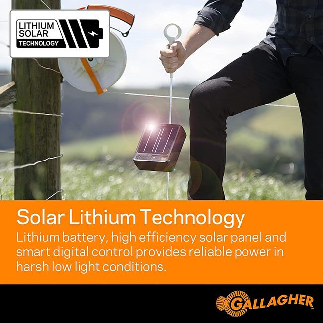 Gallagher S12 Lithium Solar Fence Energizer image number null