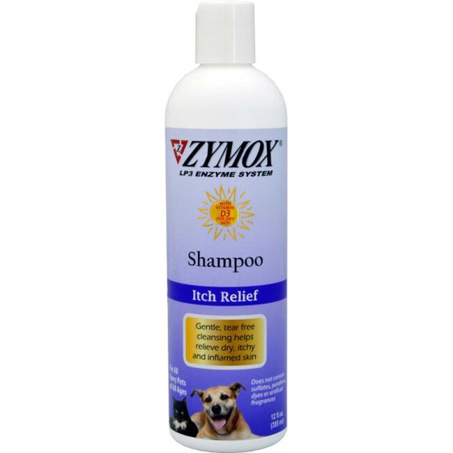 Zymox Itch Relief Shampoo with D3 for Pets image number null