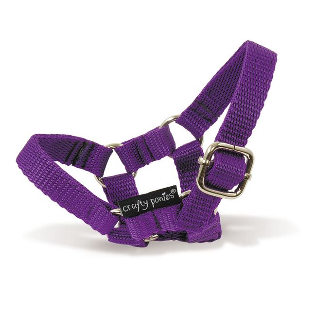 GT Reid Crafty Pony Nylon Halter - Purple image number null