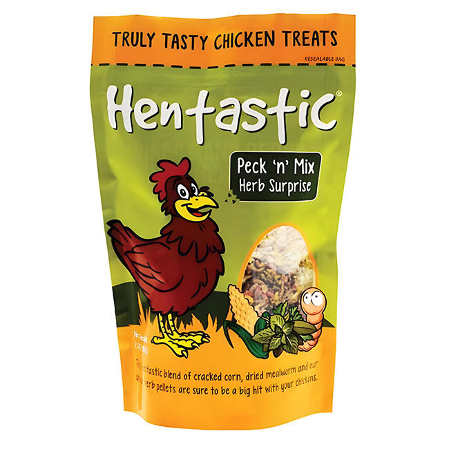 Hentastic Peck 'n' Mix Herb Surprise with Corn, Suet, and Mealworm - 2 lb image number null