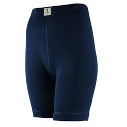 Janus Women's 100% Merino Wool Long Boxer Shorts - Navy