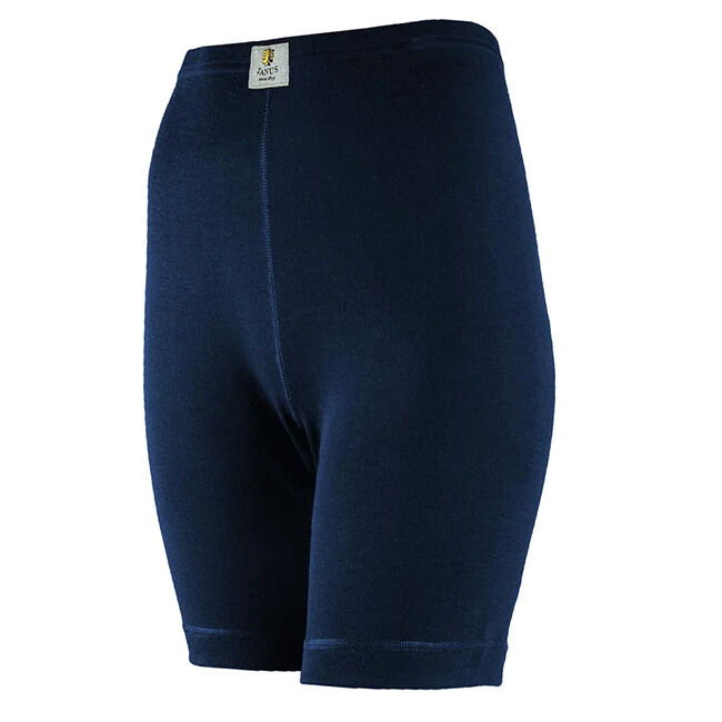 Janus Women's 100% Merino Wool Long Boxer Shorts - Navy image number null