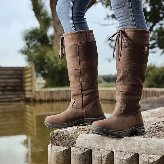 Dublin Women's River Boots III - Chocolate - Closeout image number null
