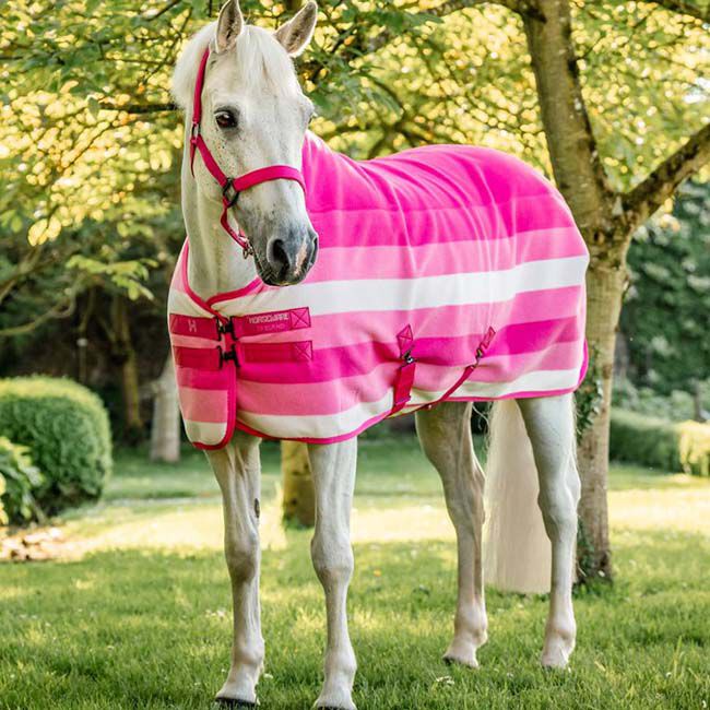 Horseware Newmarket Fleece Cooler - Witney Pink image number null