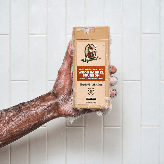 Dr. Squatch Men's Natural Body Wash - Wood Barrel Bourbon - 14 oz image number null