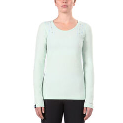 Irideon Women's Stirrup Necklace Design Long Sleeve Tee - Closeout
