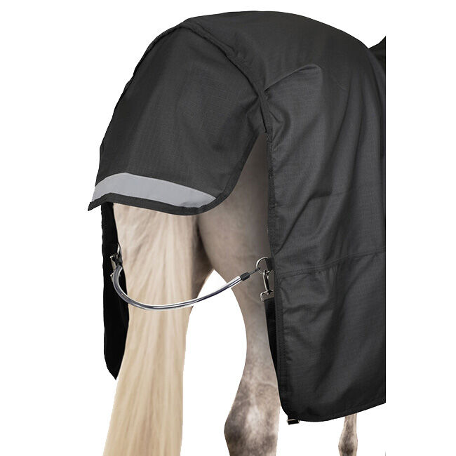 Horze Quebec 1200D Turnout Rug - Caviar Black - Closeout image number null