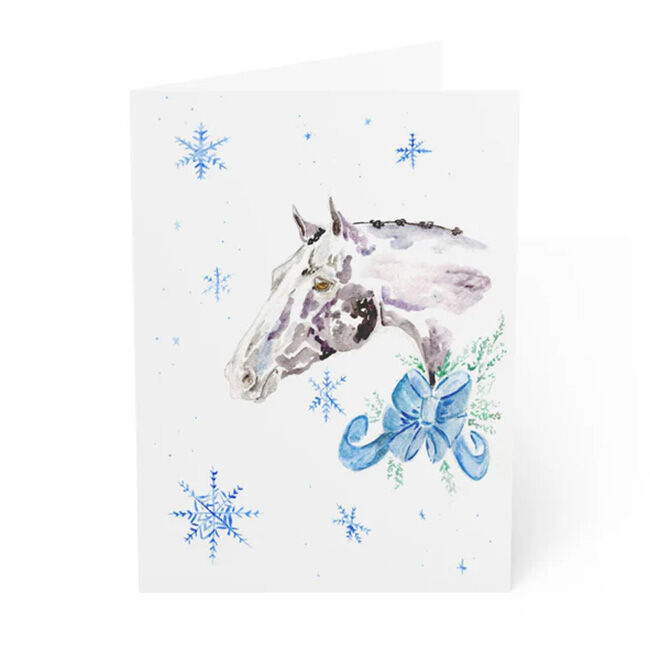 Sona Equestrian Greeting Cards - 10-Pack - Snowflake image number null
